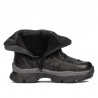 Botines para niños pequeños 108c negro combinado