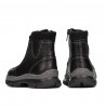 Botines para niños pequeños 108c negro combinado