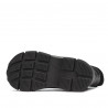 Botines para niños pequeños 108c negro combinado
