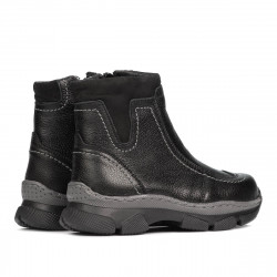 Botines para niños pequeños 108c negro combinado