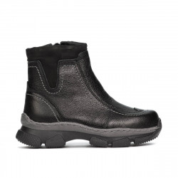Botines para niños pequeños 108c negro combinado