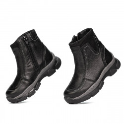 Botines para niños pequeños 108c negro combinado