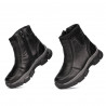Botines para niños pequeños 108c negro combinado