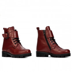 Botines infantiles 3025 burdeos