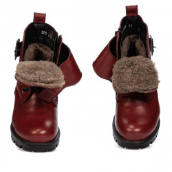Botines infantiles 3025 burdeos