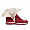 Botas para niños pequeños 107c rojo combinado