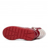 Botas para niños pequeños 107c rojo combinado