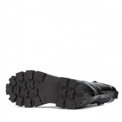 Botines de mujer 3358 negro combinado