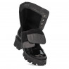 Botines de mujer 3358 negro combinado