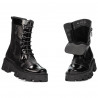 Botines de mujer 3358 negro combinado