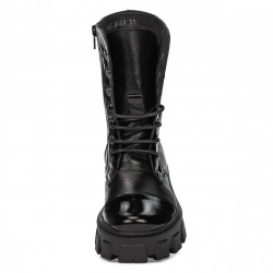 Botines de mujer 3358 negro combinado