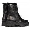 Botines de mujer 3358 negro combinado