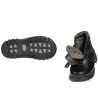 Botas para niños pequeños 105c negro combinado