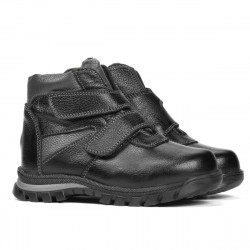 Botas para niños pequeños 105c negro combinado