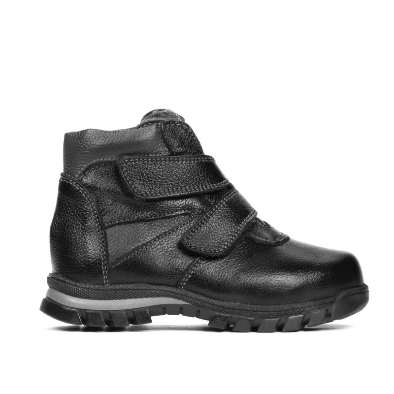 Botas para niños pequeños 105c negro combinado
