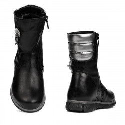 Botas para niños pequeños 107c negro combinado