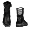 Botas para niños pequeños 107c negro combinado