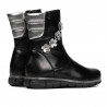 Botas para niños pequeños 107c negro combinado