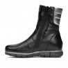 Botas para niños pequeños 107c negro combinado