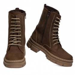 Botas para dama 3366 tuxon marrón