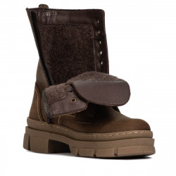 Botas para dama 3366 tuxon marrón