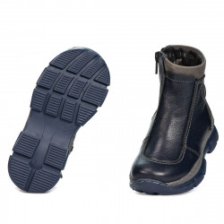 Botines para niños pequeños 108c índigo combinado