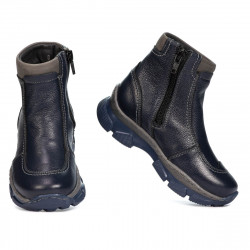 Botines para niños pequeños 108c índigo combinado