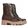 Botas de mujer 3358 a marrón combinado