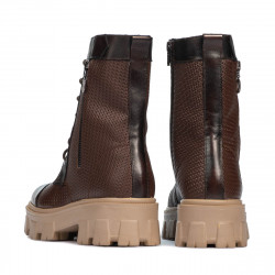 Botas de mujer 3358 a marrón combinado