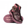 Botines para niños pequeños 104c morado nácar combinado