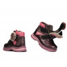Botines para niños pequeños 104c morado nácar combinado