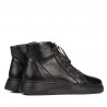 Botines adolescentes 4009 negro