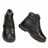 Botas para niños 3024 negro combinado