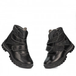 Botas para niños 3024 negro combinado