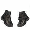 Botas para niños 3024 negro combinado