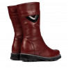Botas para niños 3026 burdeos combinado