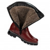 Botas para niños 3026 burdeos combinado