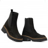 Botines de mujer 3369 bufo negro