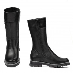 Botas para niños 3026 negro combinado