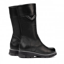Botas para niños 3026 negro combinado