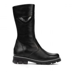 Botas para niños 3026 negro combinado