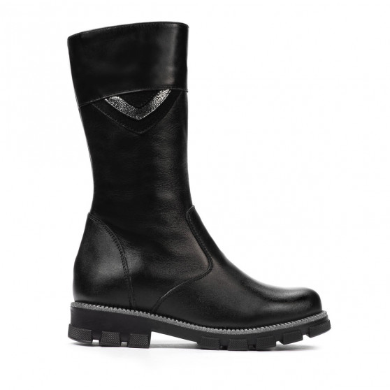Botas para niños 3026 negro combinado
