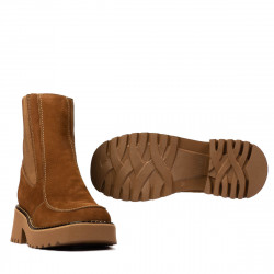 Botines de mujer 3369 bufo marrón
