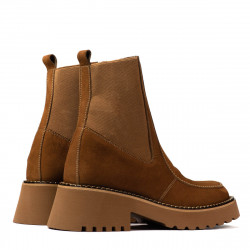 Botines de mujer 3369 bufo marrón