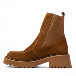 Botines de mujer 3369 bufo marrón