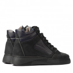 Botines para adolescentes 4010 tuxon negro
