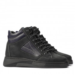 Botines para adolescentes 4010 tuxon negro