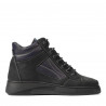 Botines para adolescentes 4010 tuxon negro