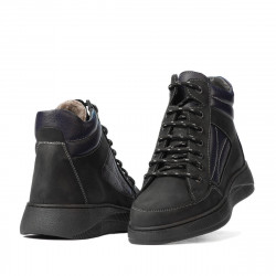 Botines para adolescentes 4010 tuxon negro