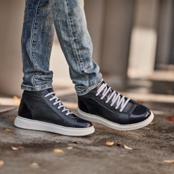 Botas para hombre 4125 índigo combinado lifestyle